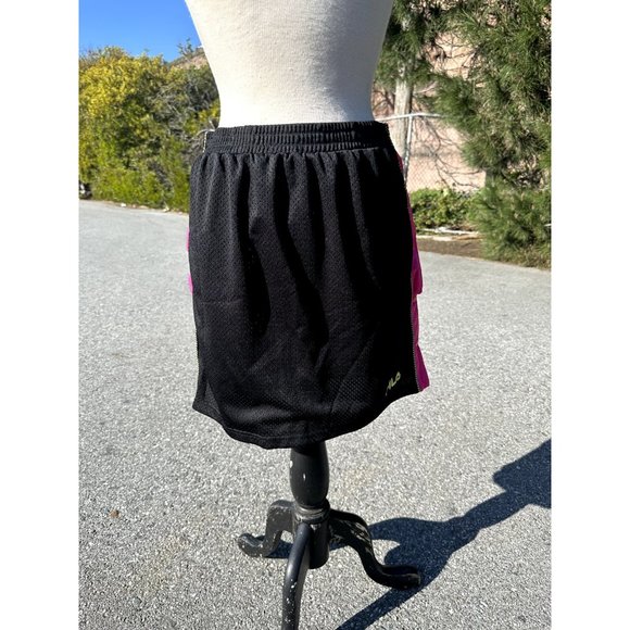 Fila Skirt Large Black Jersey Side Pink Buttons Active Everyday Adult Womens - Picture 11 of 13